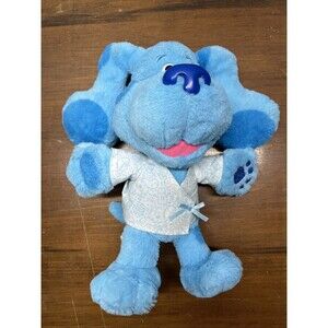 Nickelodeon Check-Up Time Blue Talking Sounds Plush Blues Clues WORKS 3AAA Bat